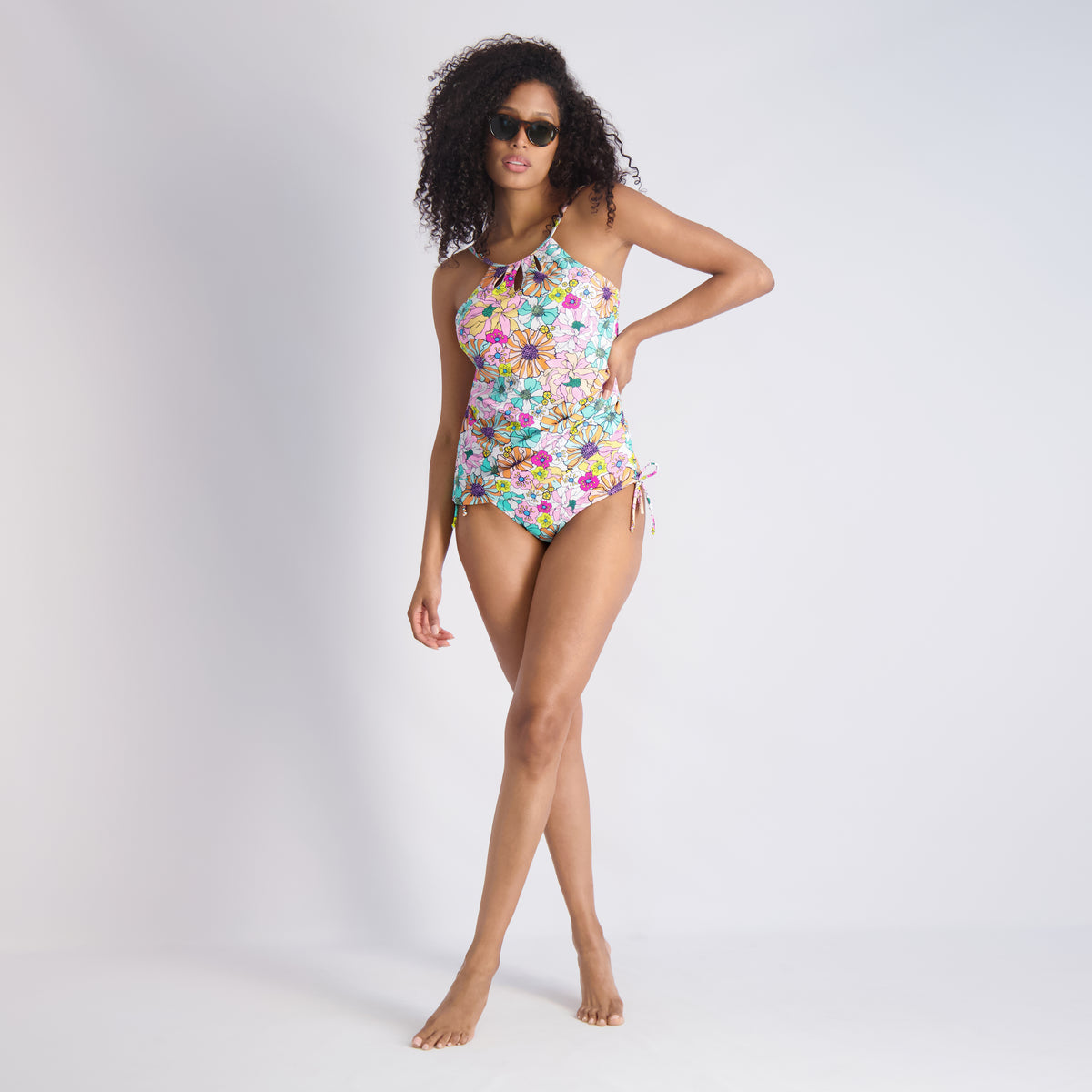 Keyhole High Neck Tankini Set Stella Parker Designs